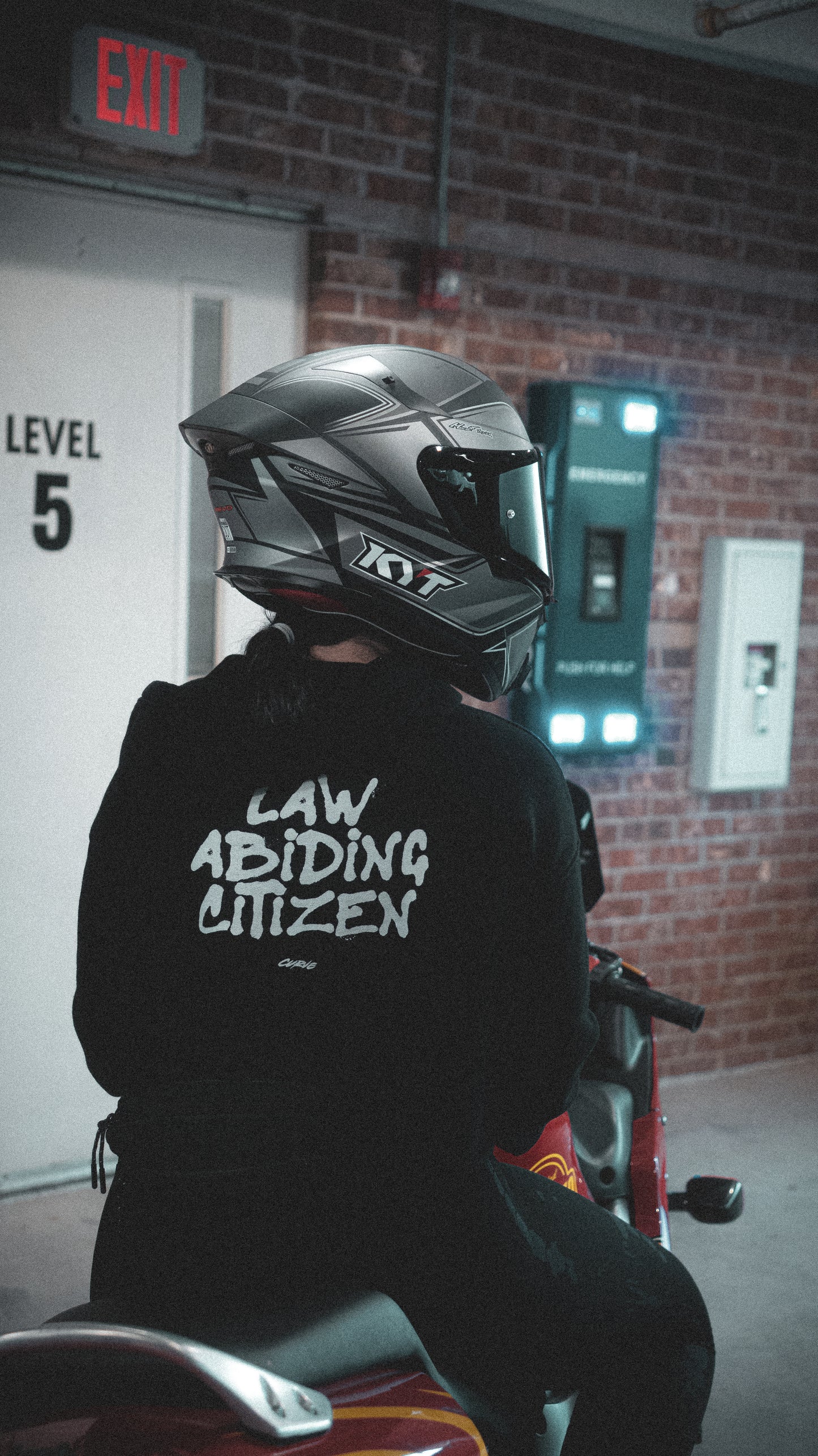 LAW ABIDING CITIZEN CROP HOODIE