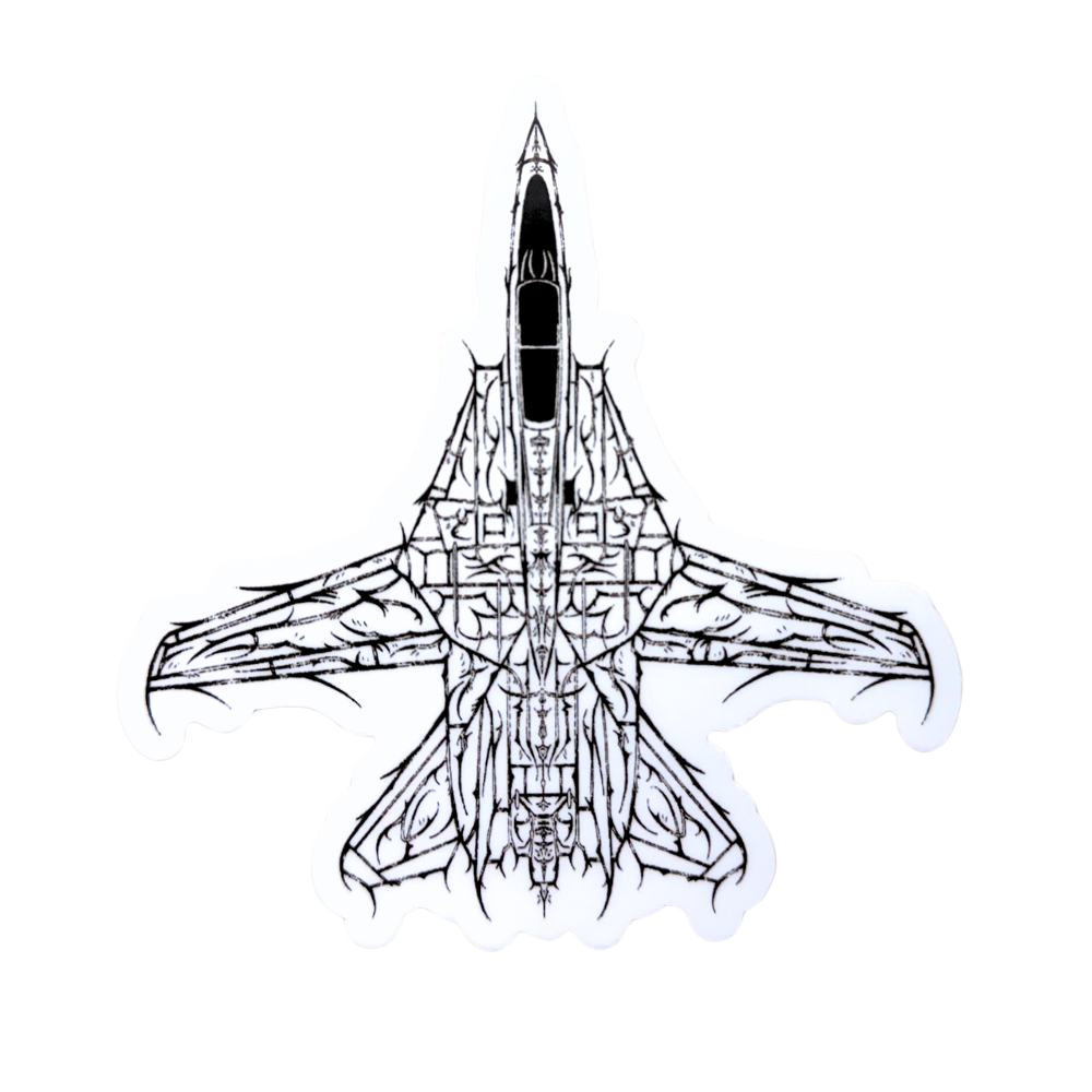 F-14 TOMCAT CYBERSIGILISM STICKER