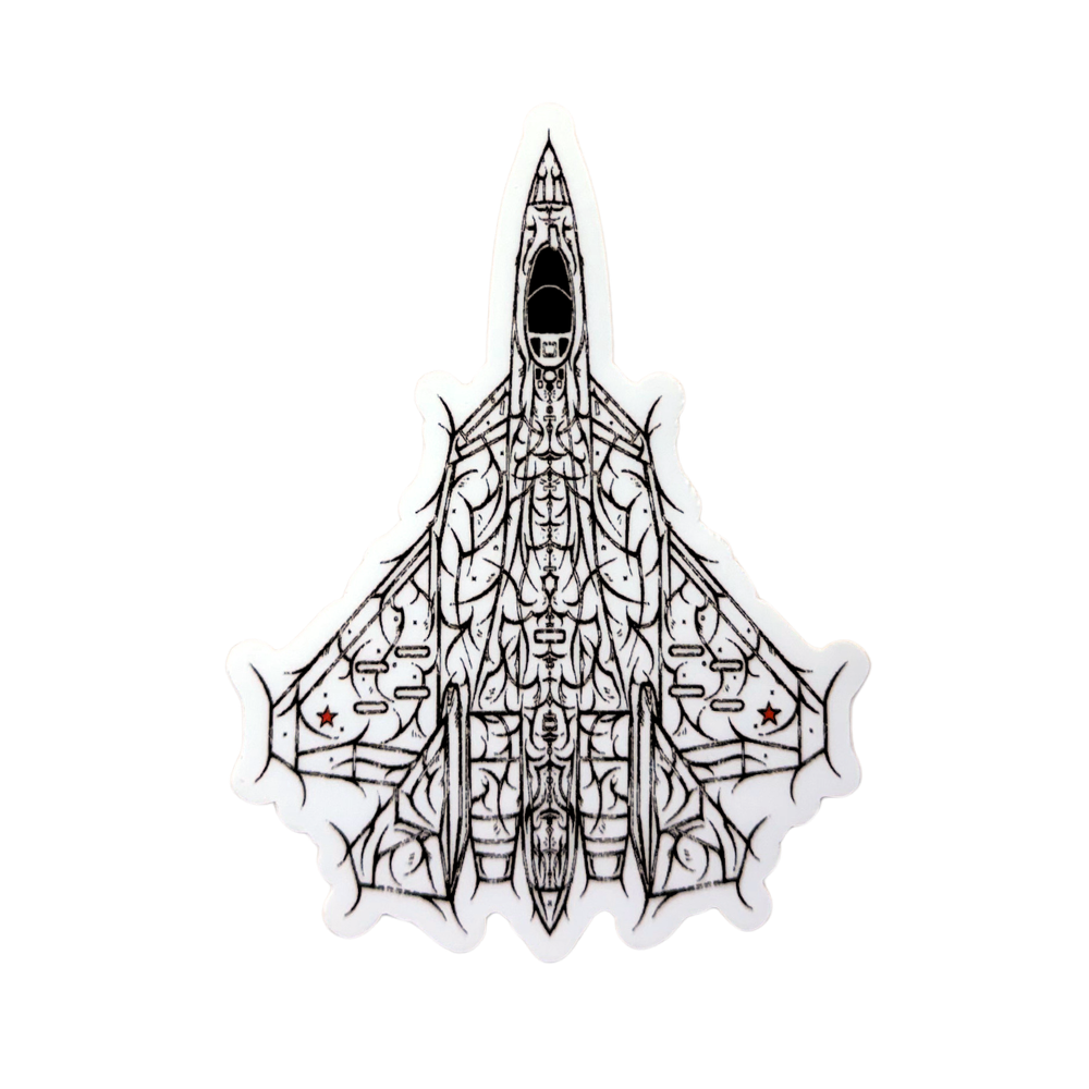 SU-57 FELON CYBERSIGILISM STICKER