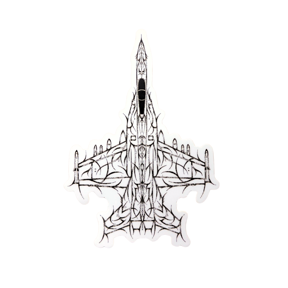 F/A-18 SUPER HORNET CYBERSIGILISM STICKER
