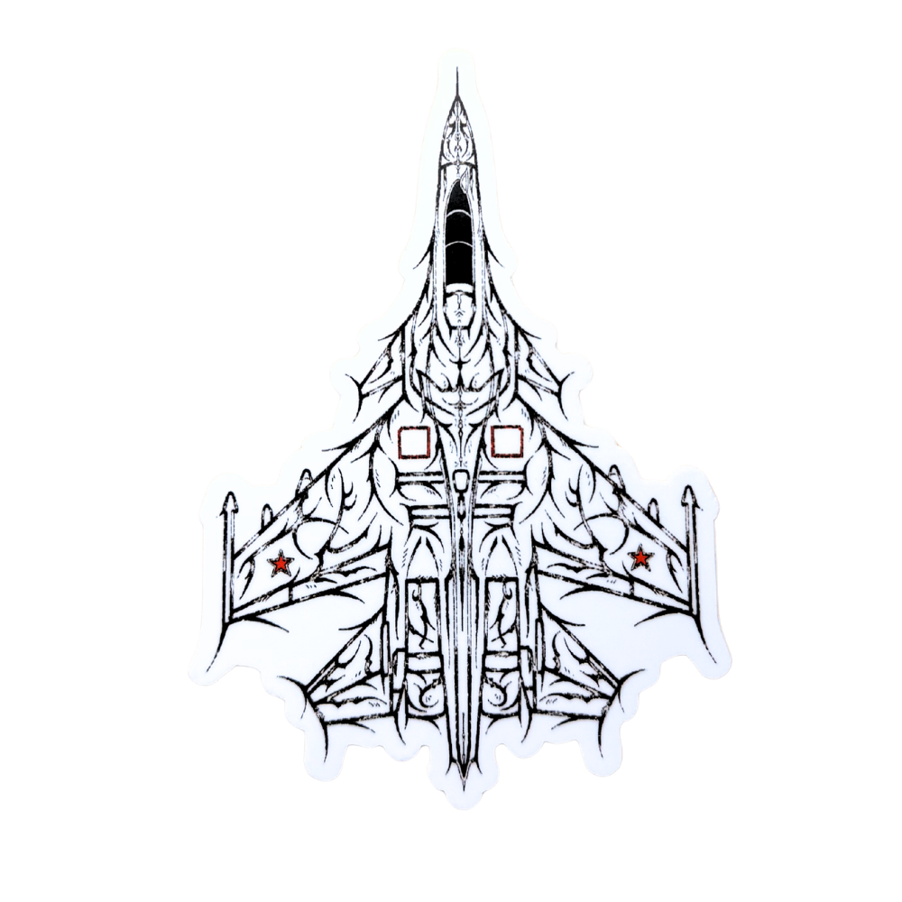 SU-30SM FLANKER-H CYBERSIGILISM STICKER
