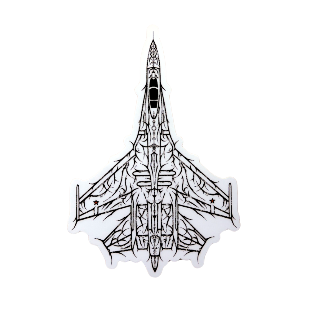 SU-27 FLANKER CYBERSIGILISM STICKER