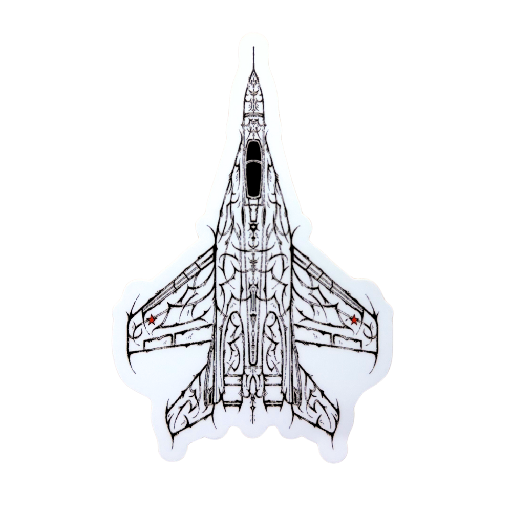 MiG-29 FULCRUM CYBERSIGILISM STICKER