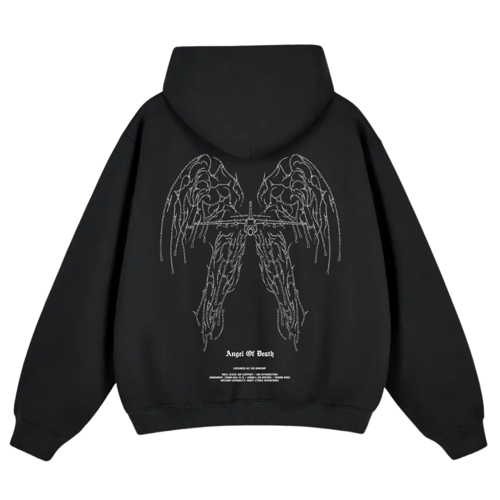 AC-130 Gunship Hoodie – Angel of Death | Curve