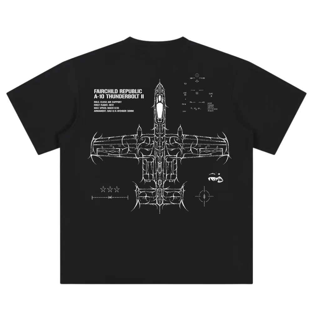 A-10 THUNDERBOLT II "WARTHOG" CYBERSIGILISM T-SHIRT