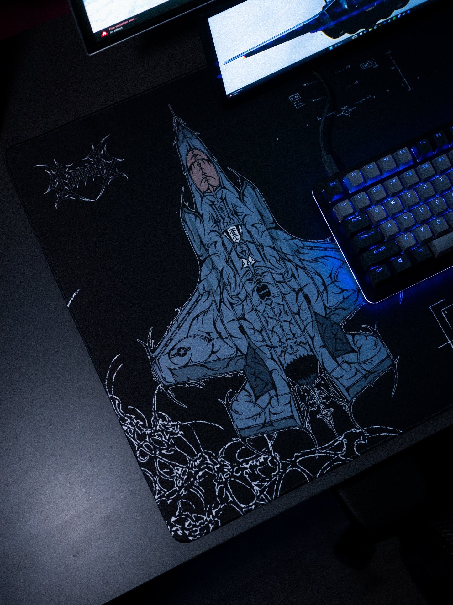F-35A LIGHTNING II DESK MAT