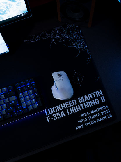 F-35A LIGHTNING II DESK MAT