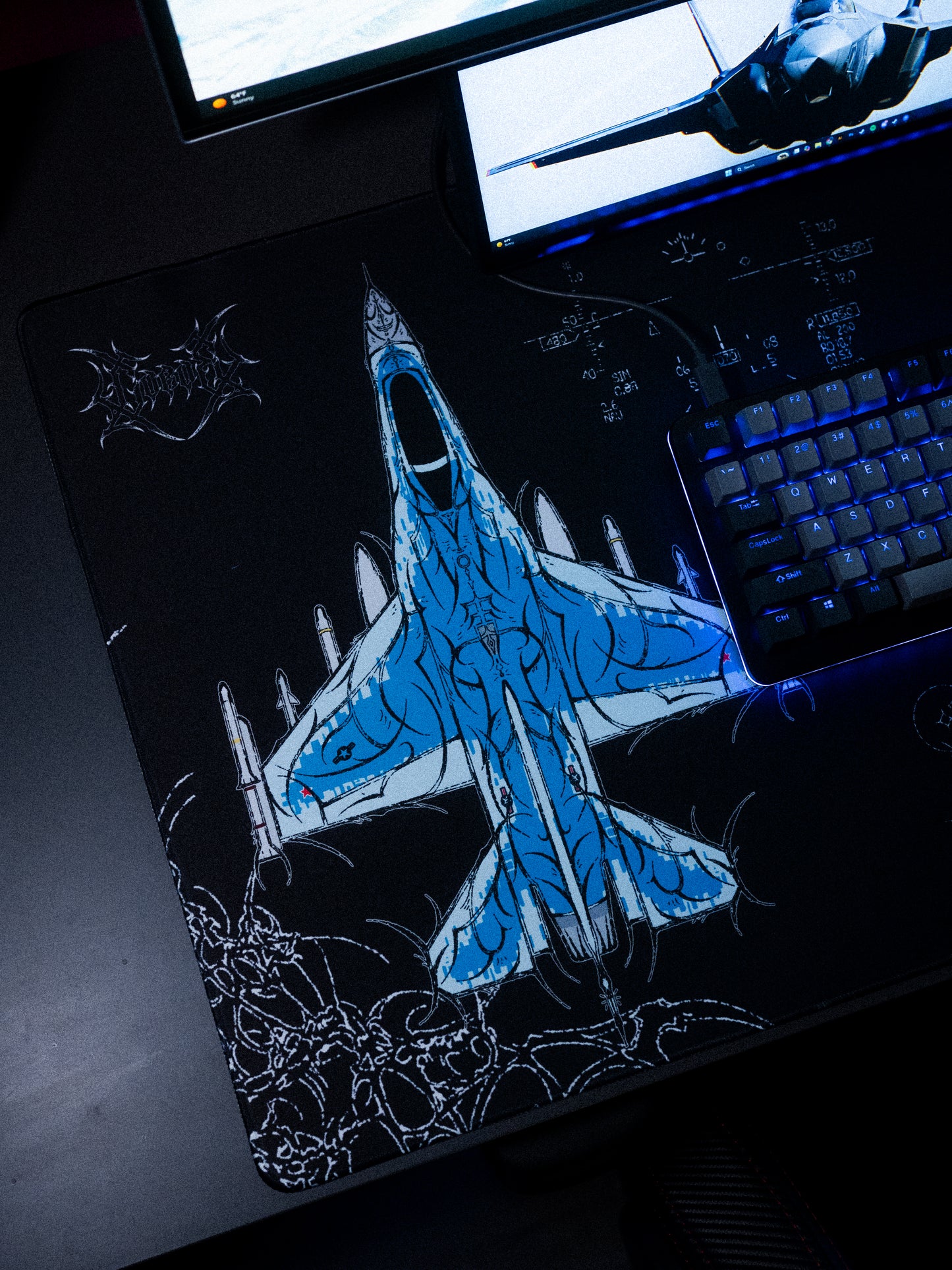 F-16 FIGHTING FALCON DESK MAT
