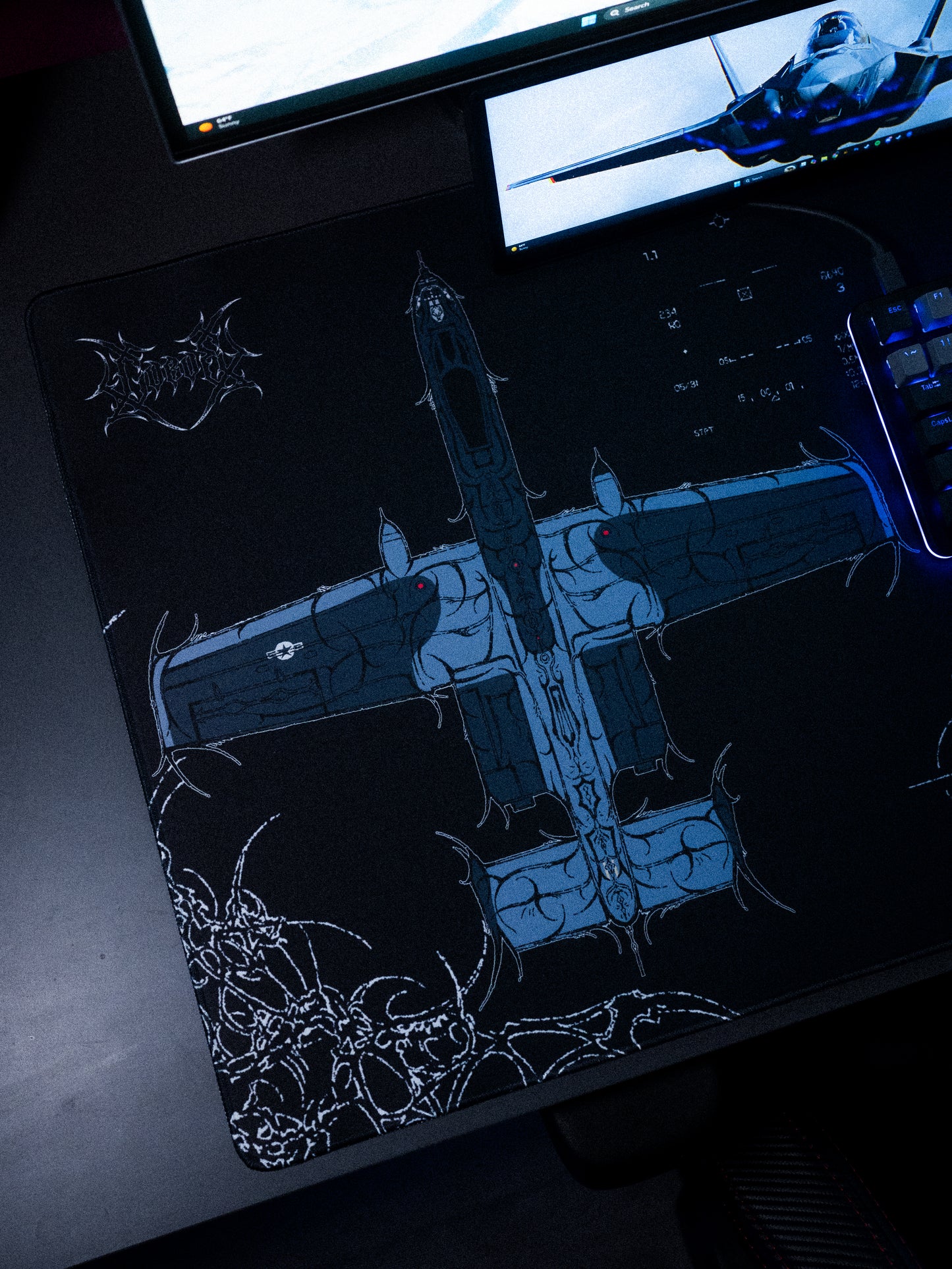 A-10 THUNDERBOLT II "WARTHOG" DESK MAT