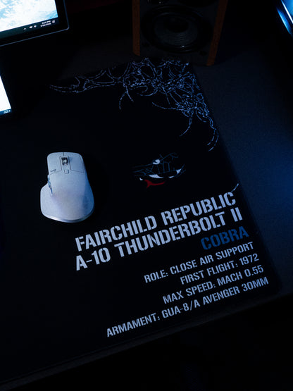 A-10 THUNDERBOLT II "WARTHOG" DESK MAT