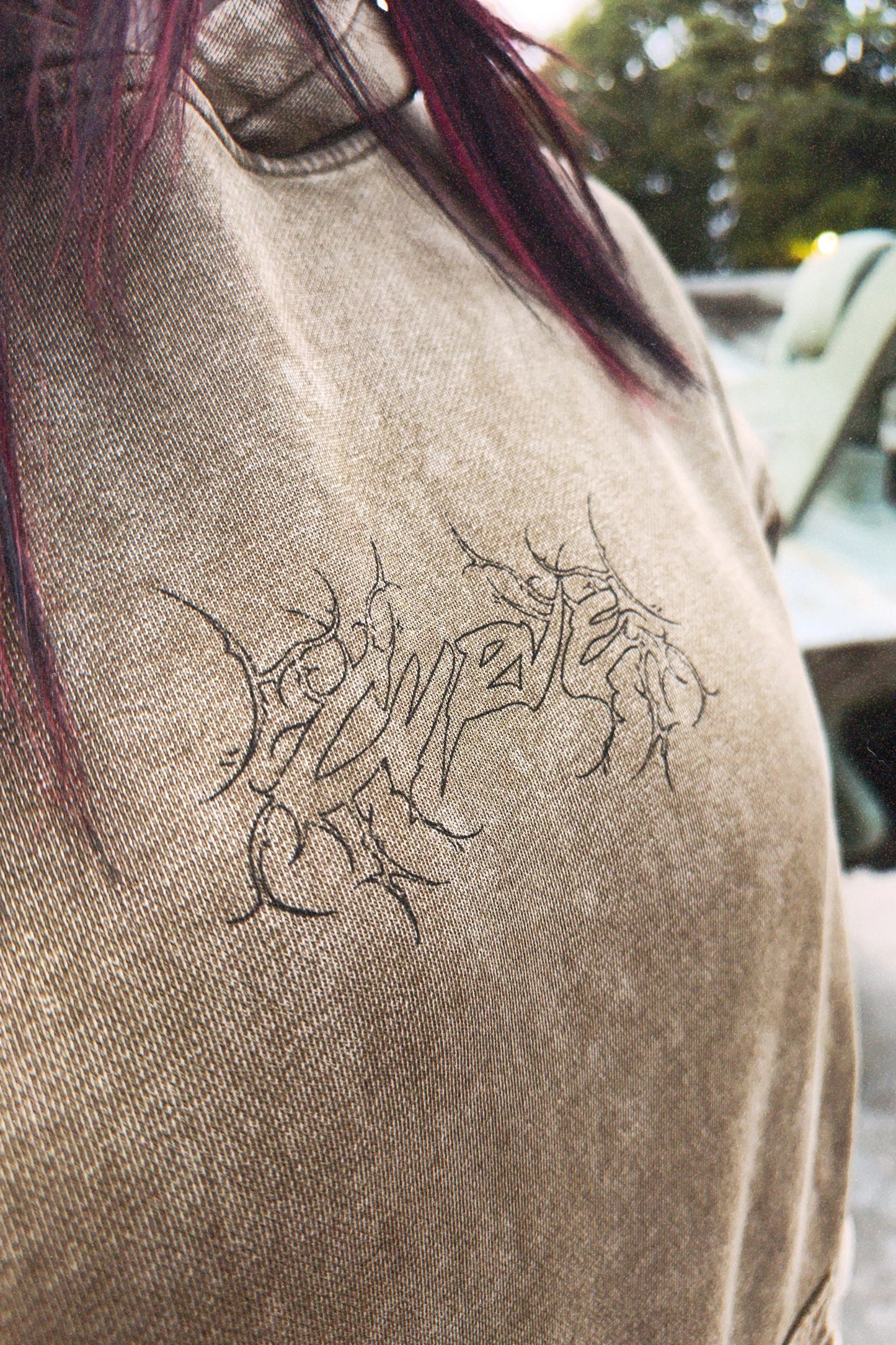 A-10 THUNDERBOLT II "WARTHOG" WASHED HOODIE - DESERT BROWN