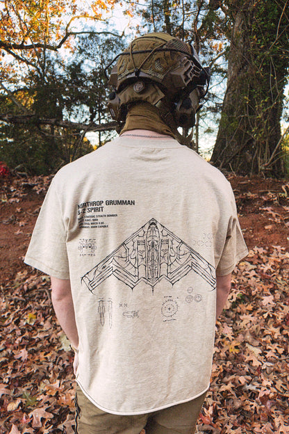 B-2 SPIRIT T-SHIRT - KHAKI