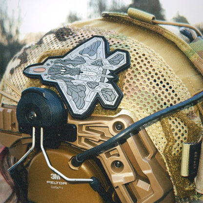 F-22 RAPTOR CHROMA PVC PATCH