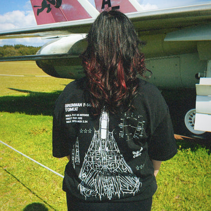 F-14 TOMCAT SWEPT-WING CYBERSIGILISM SHIRT
