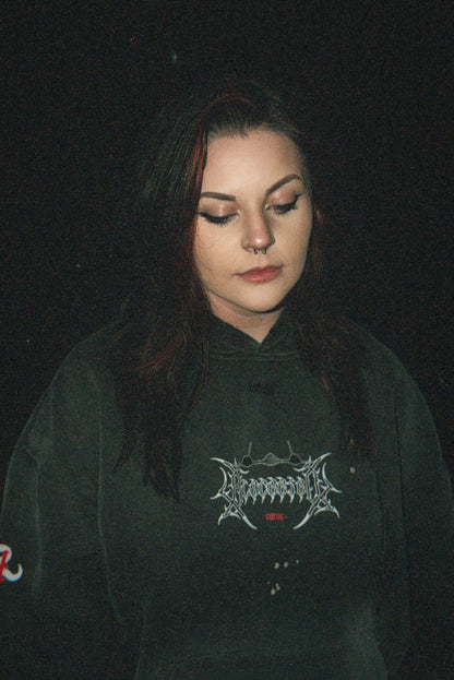 LIMITED - SR-71 BLACKBIRD CHROMA FRAYED HOODIE