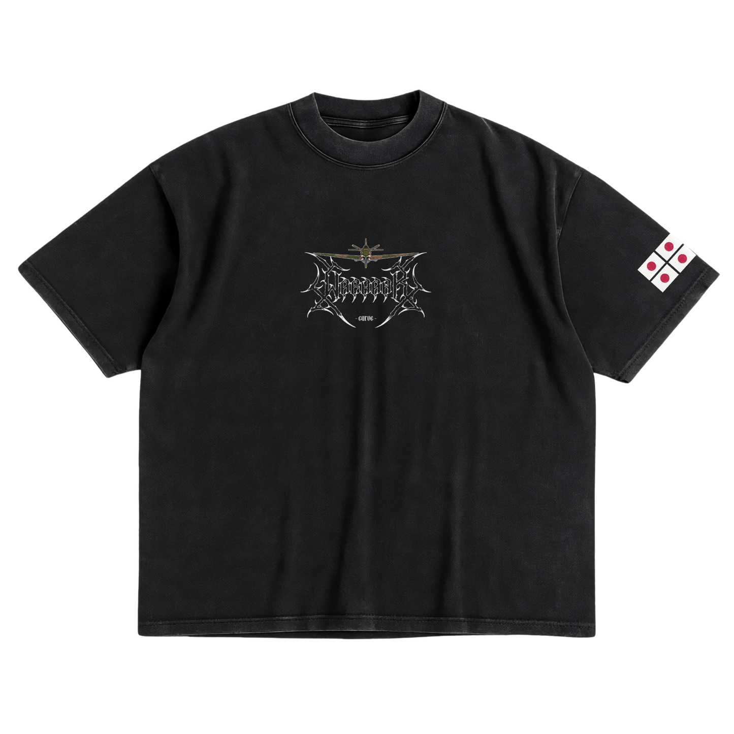 LIMITED - P-40 WARHAWK BLACK SHIRT - HERITAGE CAMO