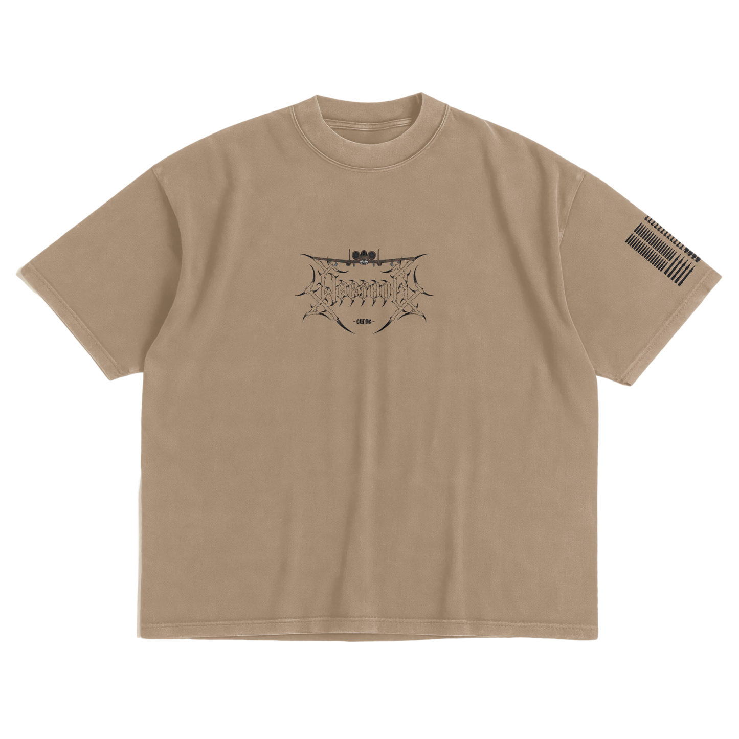 LIMITED - A-10 THUNDERBOLT II "WARTHOG" TAN SHIRT - HERITAGE CAMO