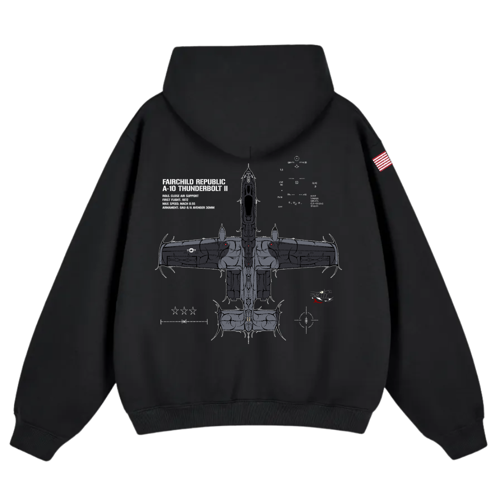 LIMITED - A-10 THUNDERBOLT II "WARTHOG" CHROMA HOODIE - COBRA