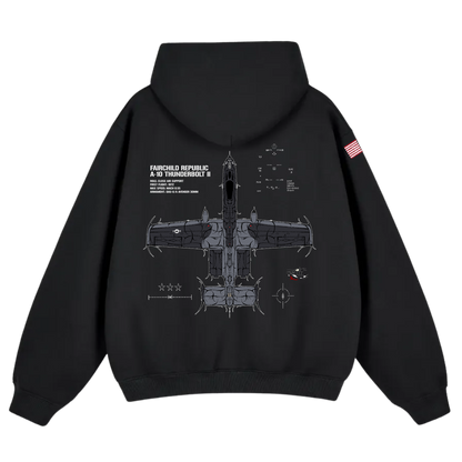 LIMITED - A-10 THUNDERBOLT II "WARTHOG" CHROMA HOODIE - COBRA