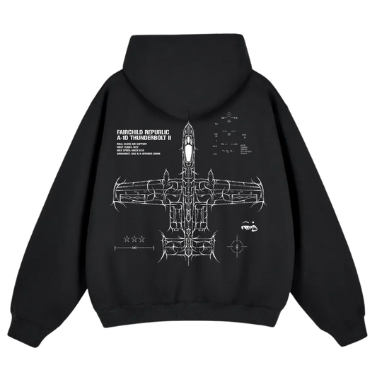 A-1O THUNDERBOLT II "WARTHOG" CYBERSIGILISM HOODIE