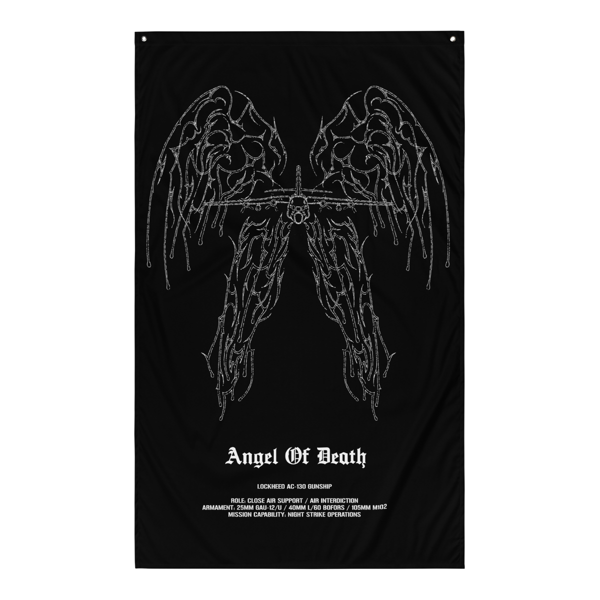 AC-130 Angel of Death Flag | Curve – Curve Tactical