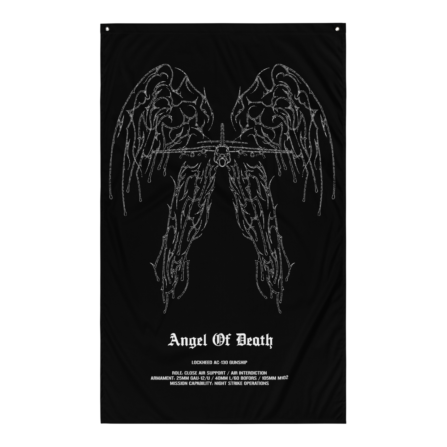 AC-130 ANGEL OF DEATH FLAG