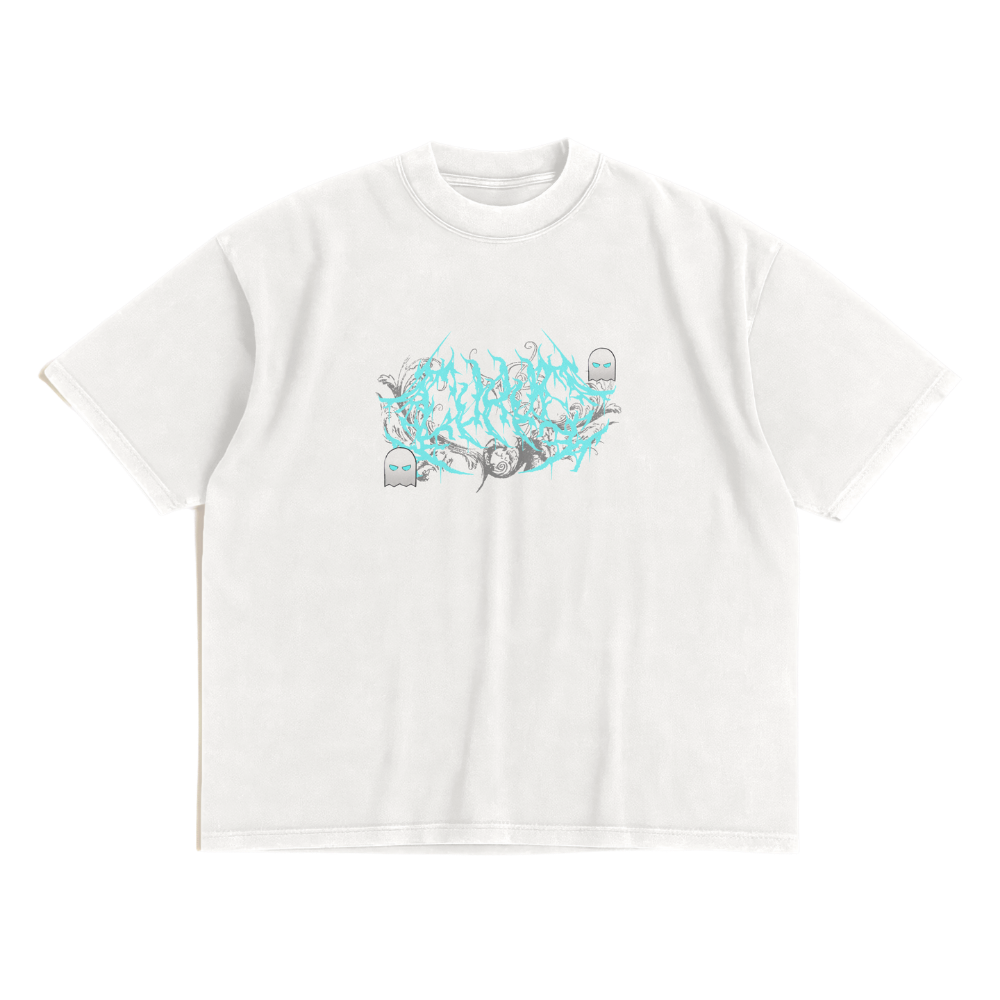 WHITE MONSTER WAIFU SHIRT - WHITE