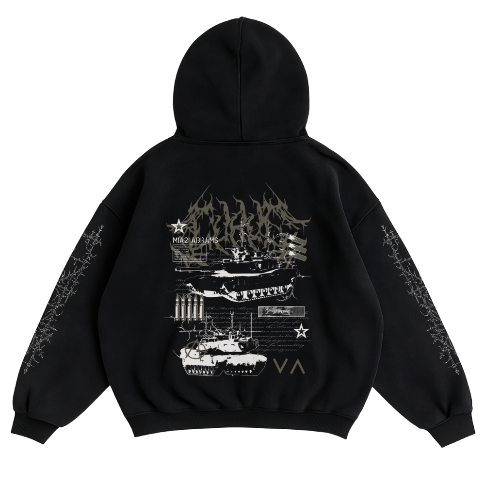 NO RETREAT M1A2 HOODIE