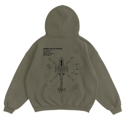 AH-64 APACHE HOODIE - MUD