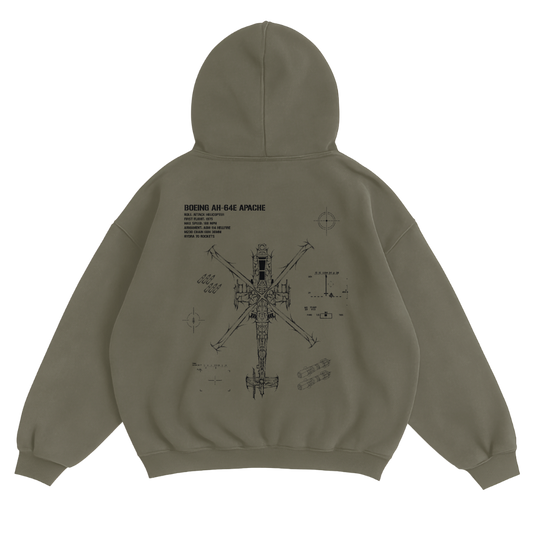 AH-64 APACHE HOODIE - MUD