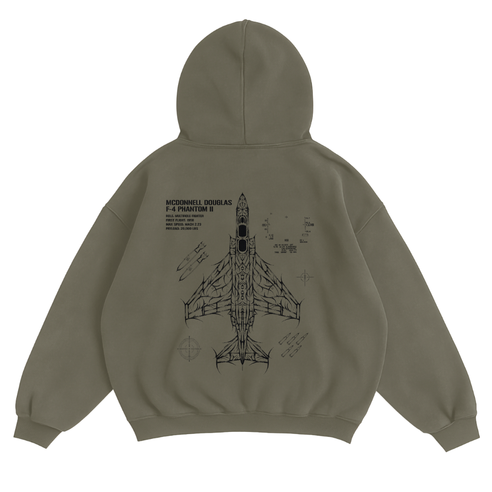 F-4 PHANTOM II HOODIE - MUD