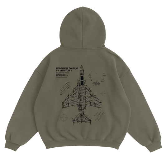 F-4 PHANTOM II HOODIE - MUD