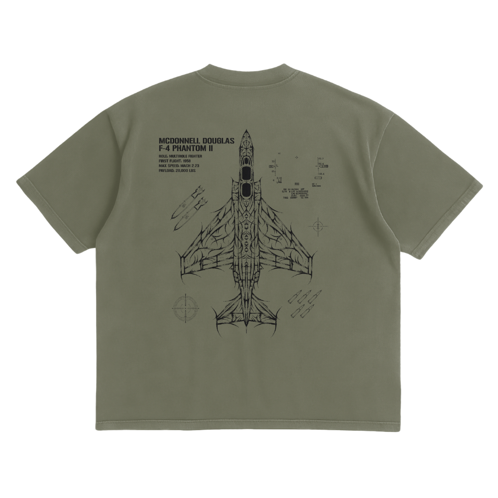 F-4 PHANTOM II SHIRT - ARMY