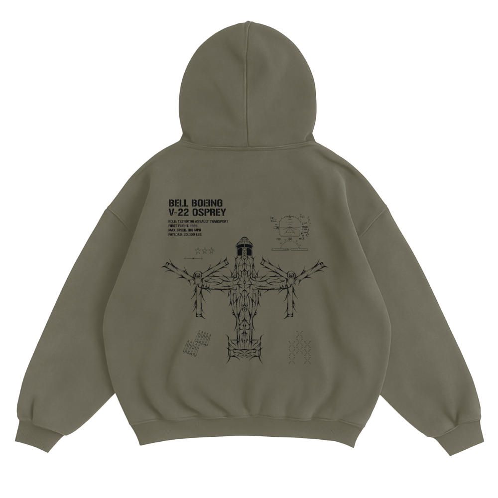 V-22 OSPREY HOODIE - MUD