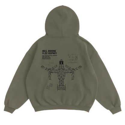 V-22 OSPREY HOODIE - MUD