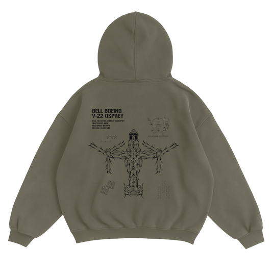 V-22 OSPREY HOODIE - MUD