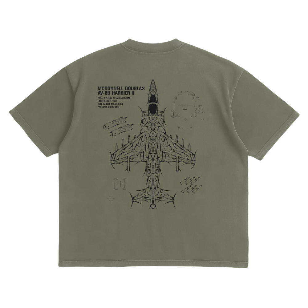 AV-8B HARRIER SHIRT - ARMY