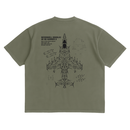 AV-8B HARRIER SHIRT - ARMY