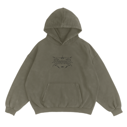 F-111 AARDVARK HOODIE - MUD