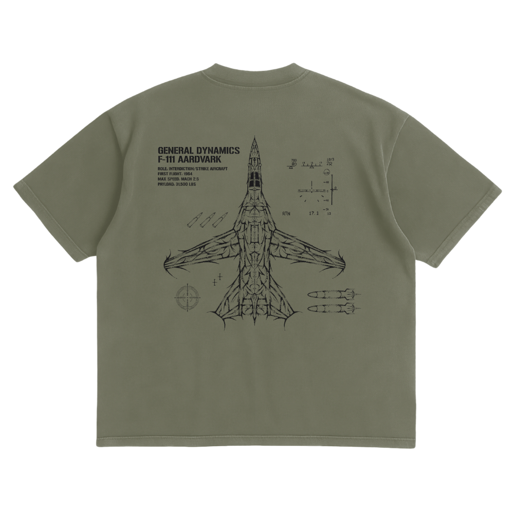 F-111 AARDVARK SHIRT - ARMY