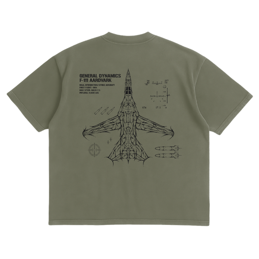 F-111 AARDVARK SHIRT - ARMY