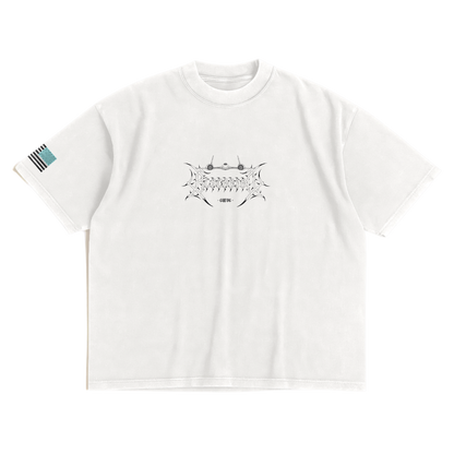 LIMITED - SR-71 BLACKBIRD x WHITE MONSTER SHIRT - WHITE