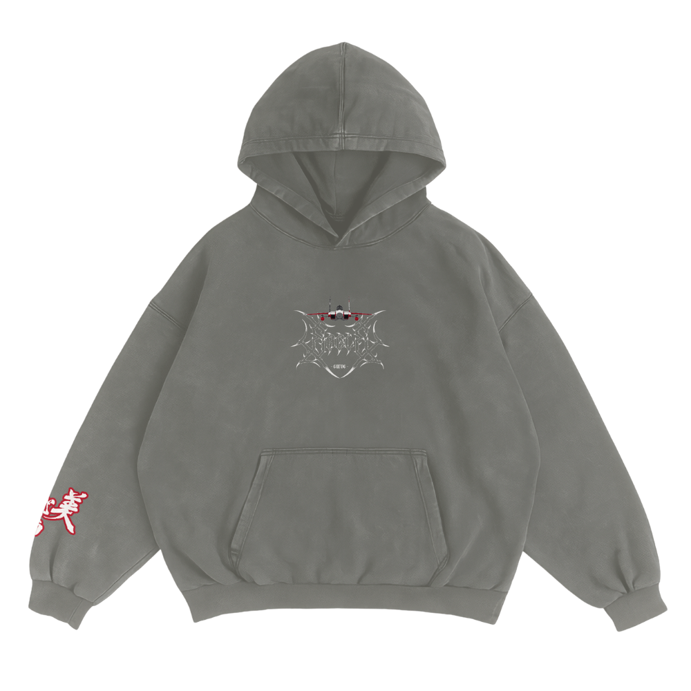 LIMITED - F-15J EAGLE HOODIE - ASH