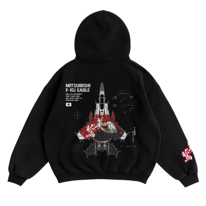 LIMITED - F-15J EAGLE HONOR HOODIE - BLACK