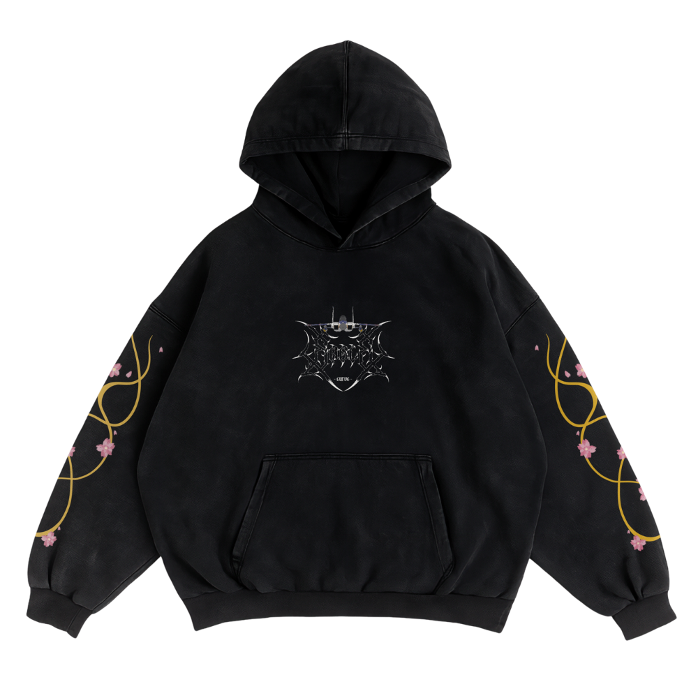 LIMITED - F-15J EAGLE WINGS HOODIE - BLACK