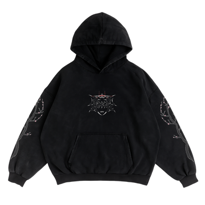 LIMITED - F-15J EAGLE DIGITAL CHERRY HOODIE - BLACK