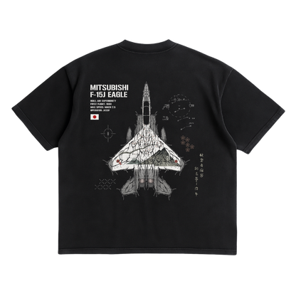 LIMITED - F-15J EAGLE FUJI SHIRT - BLACK