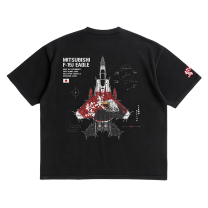 LIMITED - F-15J EAGLE HONOR SHIRT - BLACK