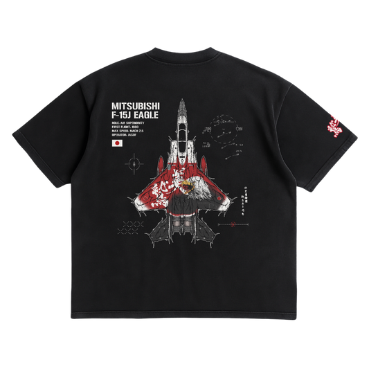 LIMITED - F-15J EAGLE HONOR SHIRT - BLACK