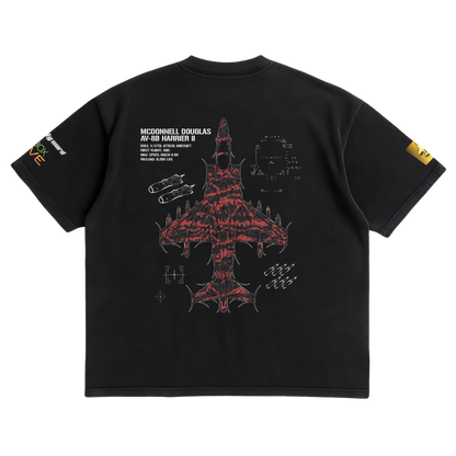 LIMITED - MW2 AV-8B HARRIER SHIRT - RED TIGER CAMO